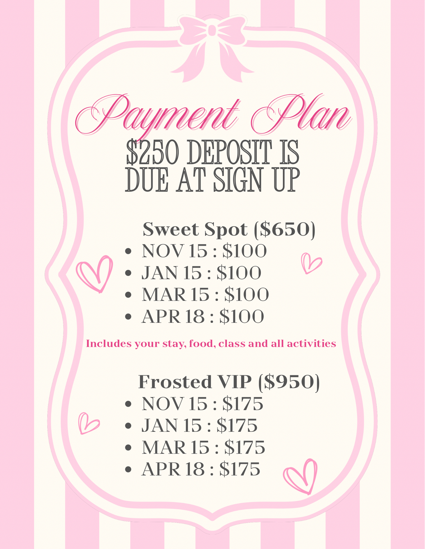 ✨ Girls Girl Weekend ✨ Sweet Spot