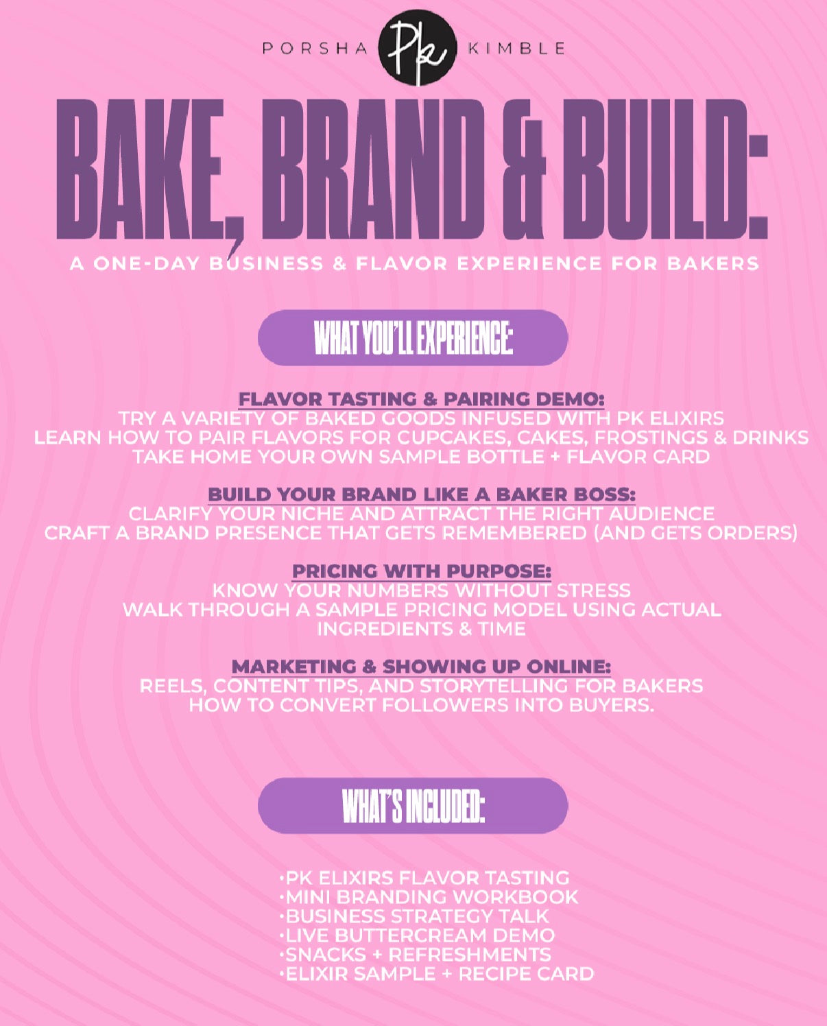 DETROIT: BAKE, BRAND & BUILD WORKSHOP